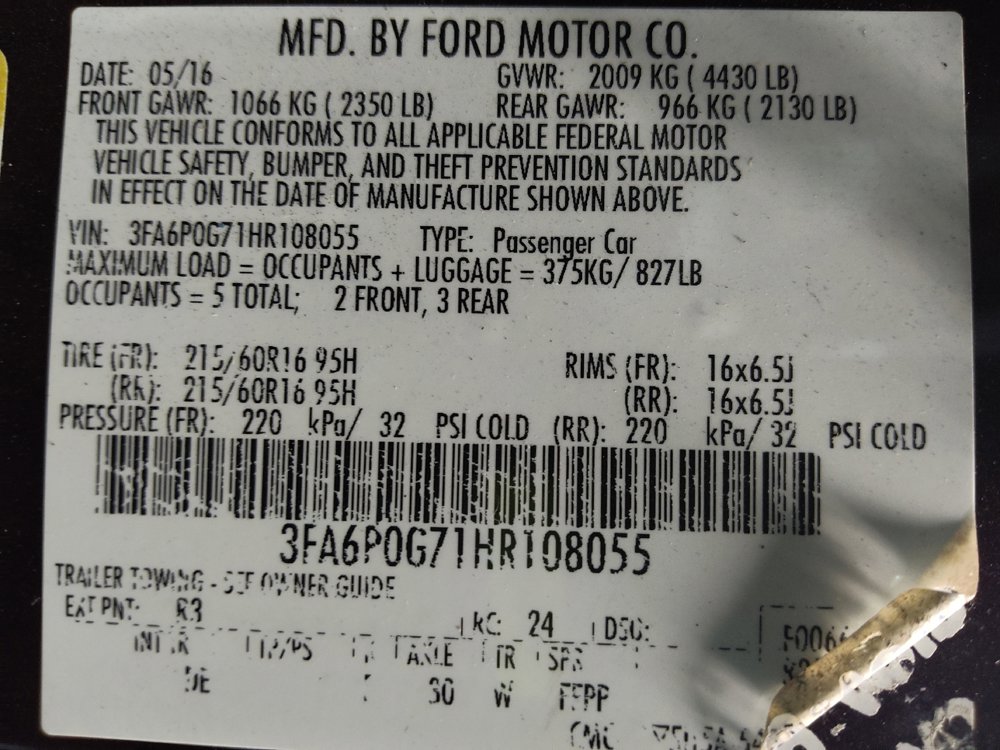 Used 2017 Ford Fusion S FWD image 33