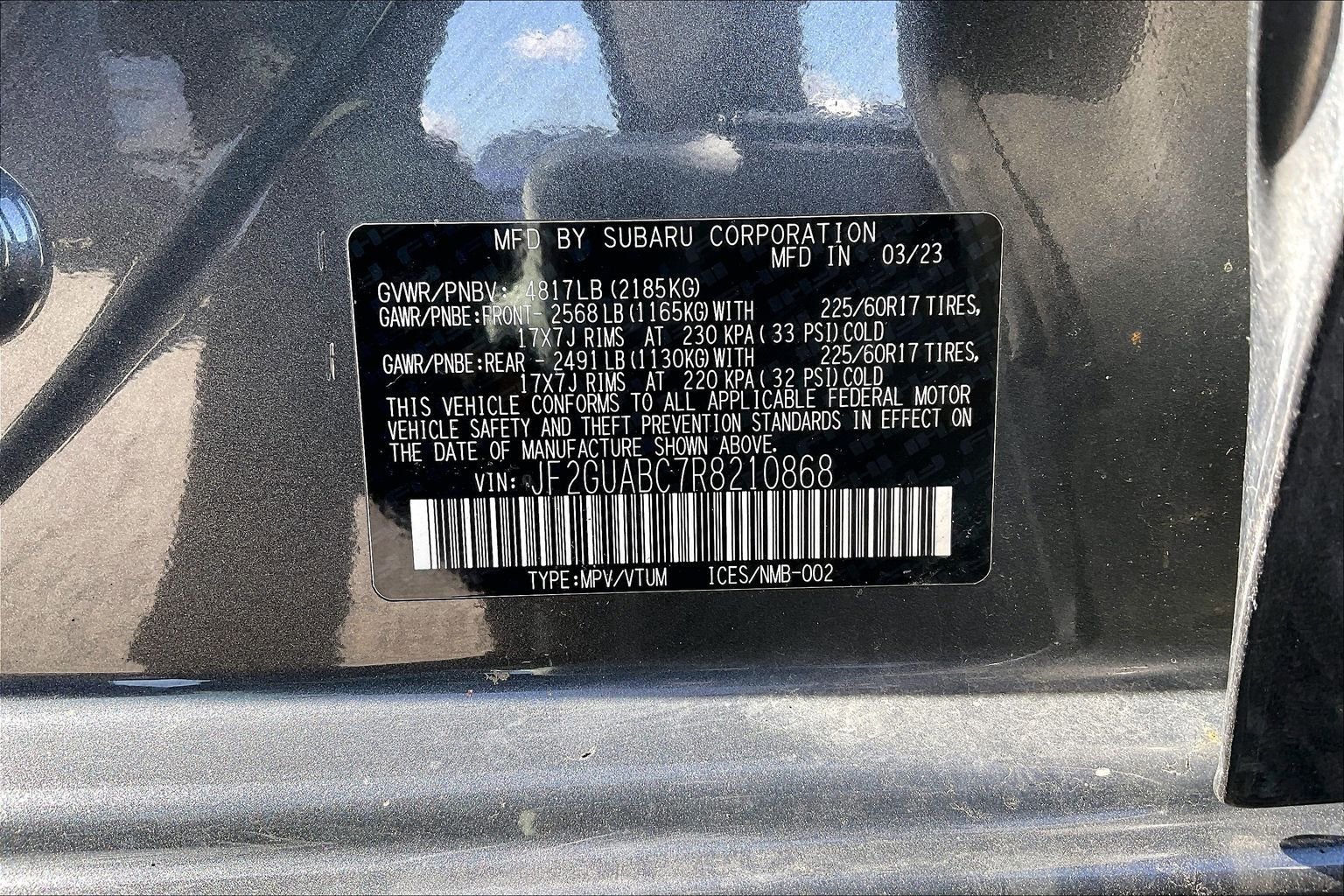 Certified 2024 Subaru Crosstrek 2.0i image 32
