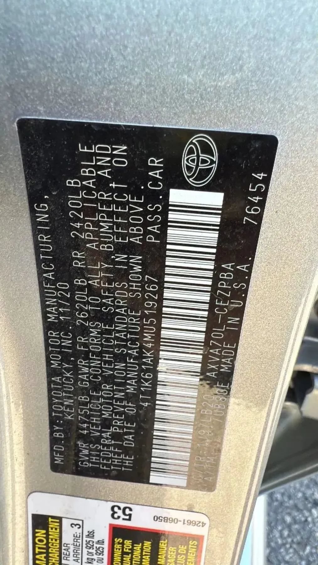 Used 2021 Toyota Camry XSE FWD image 32