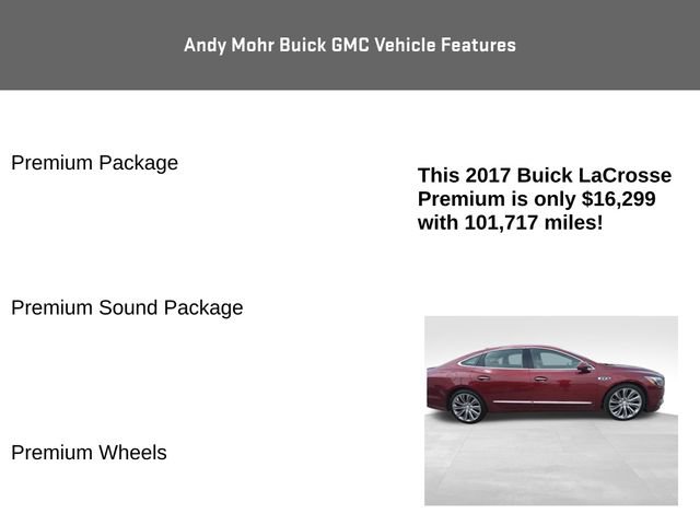 Used 2017 Buick LaCrosse Premium w/ Driver Confidence Package #2 AWD/4WD image 8