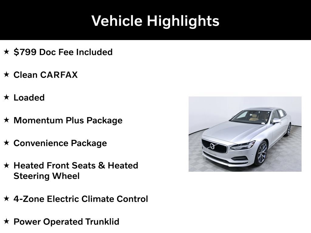 Used 2018 Volvo S90 T5 Momentum w/ Convenience Package image 2