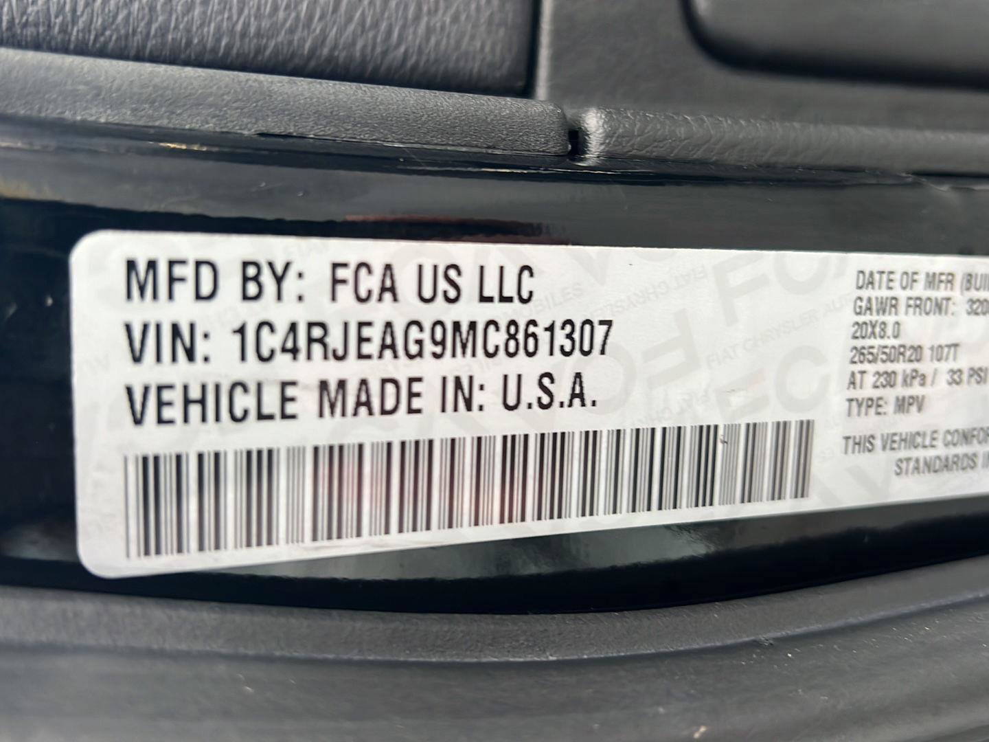 Used 2021 Jeep Grand Cherokee Laredo X image 44