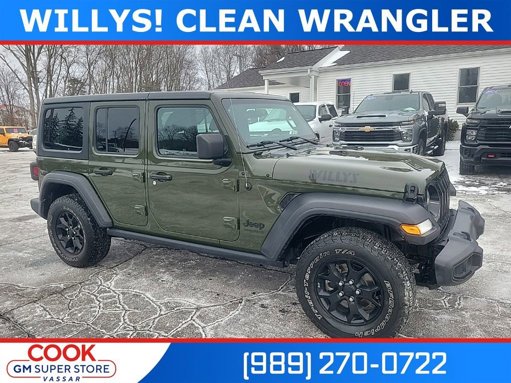 Used 2021 Jeep Wrangler Unlimited Sport image 1