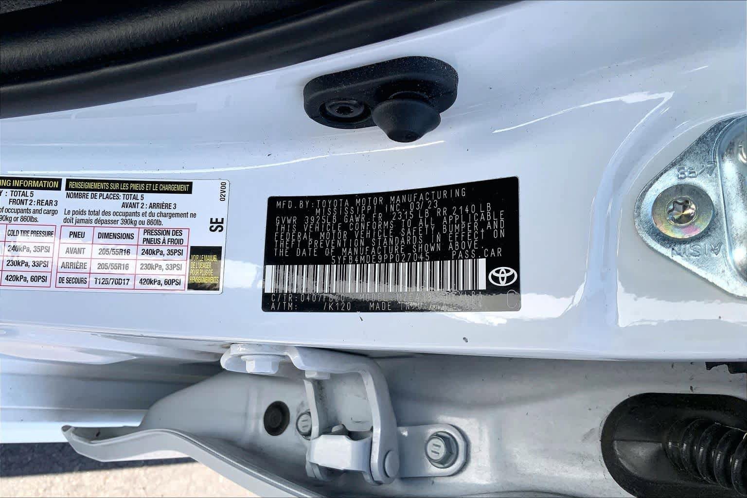 Certified 2023 Toyota Corolla LE FWD image 34