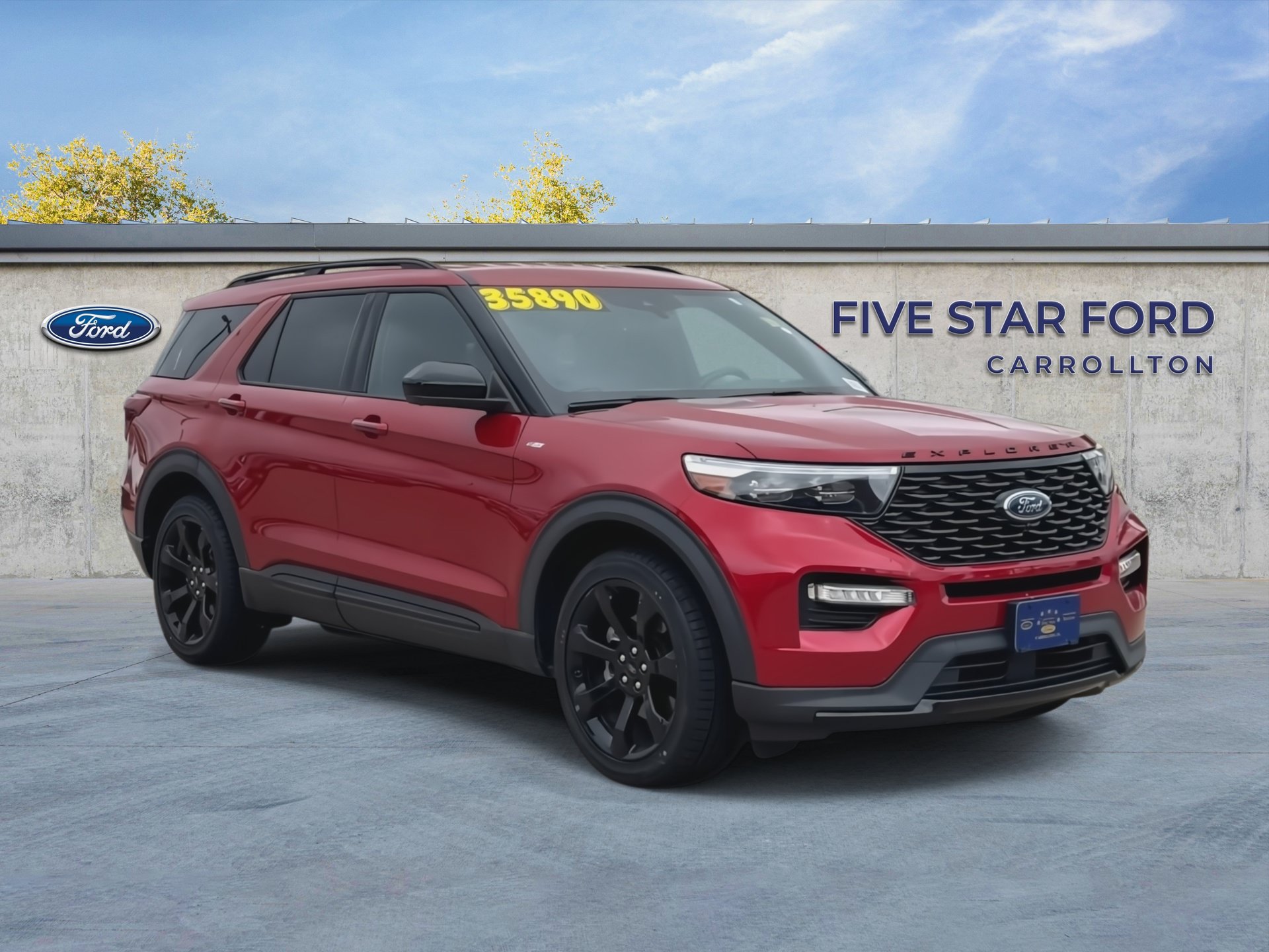 Certified 2023 Ford Explorer ST-Line w/ Class IV Trailer Tow Package RWD image 2