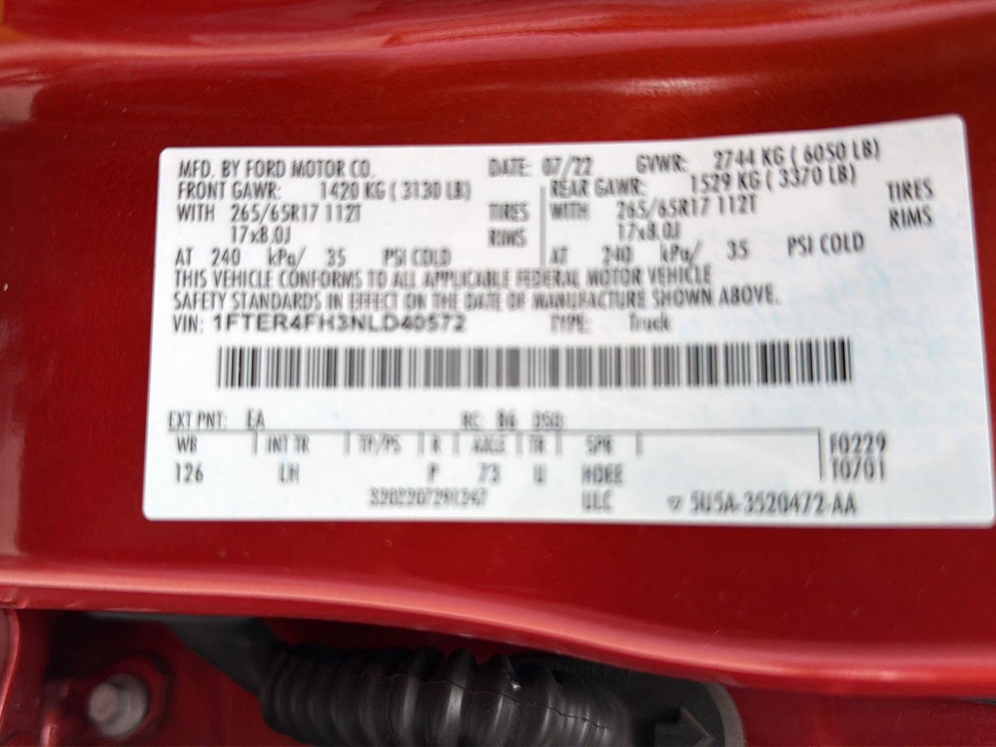 Used 2022 Ford Ranger XLT w/ Equipment Group 302A High AWD/4WD image 43