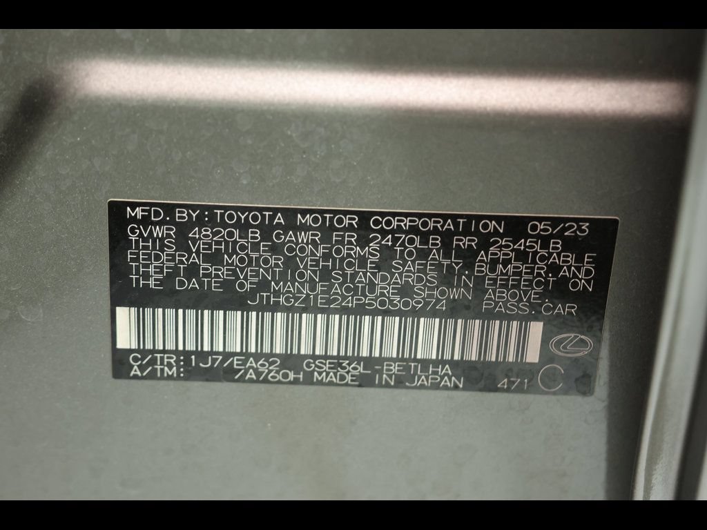 Used 2023 Lexus IS 350 F Sport w/ Memory Package AWD/4WD image 33
