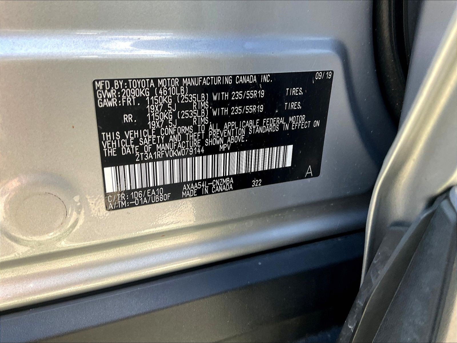 Used 2019 Toyota RAV4 XLE Premium w/ Cold Weather Package AWD/4WD image 20