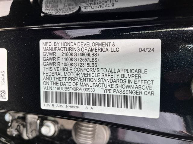 Certified 2024 Acura TLX w/ Technology Package FWD image 17