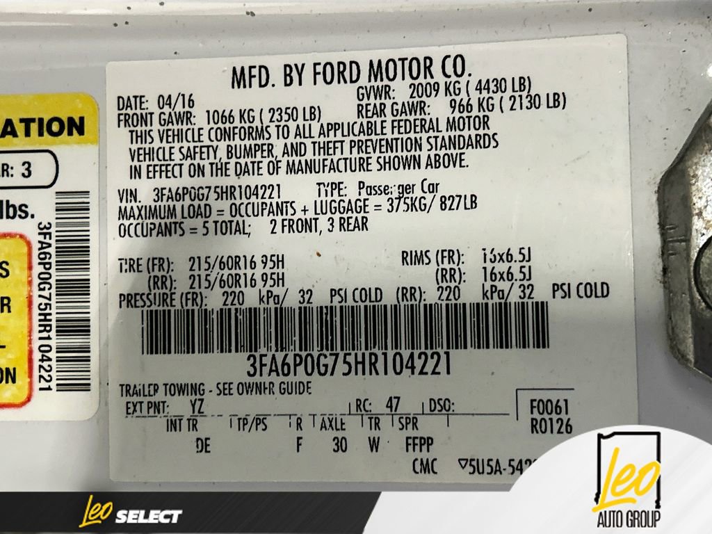 Used 2017 Ford Fusion S image 29