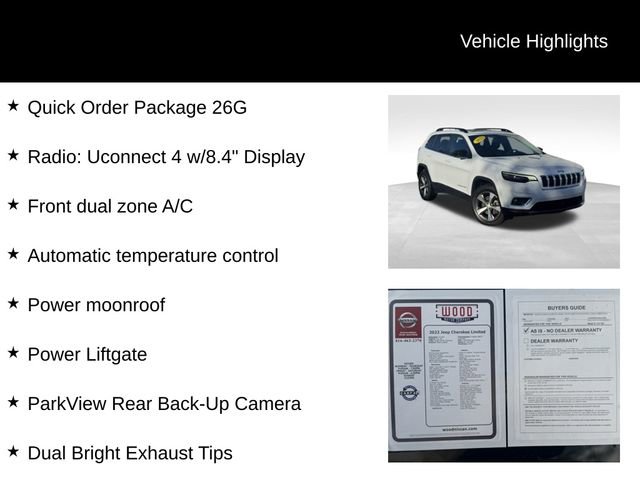 Used 2022 Jeep Cherokee Limited image 6