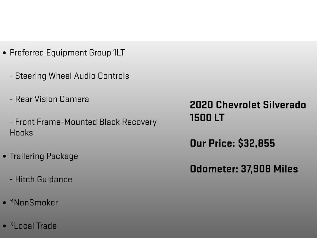 Used 2020 Chevrolet Silverado 1500 LT w/ Trailering Package AWD/4WD image 24