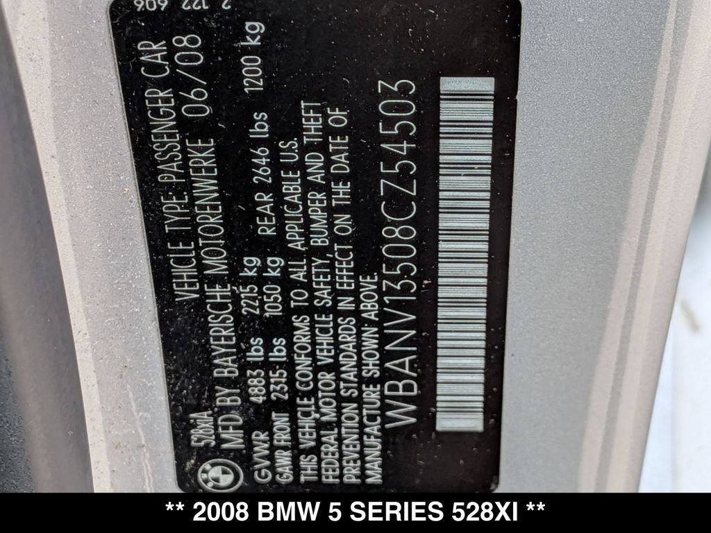 Used 2008 BMW 528xi Sedan AWD/4WD image 28