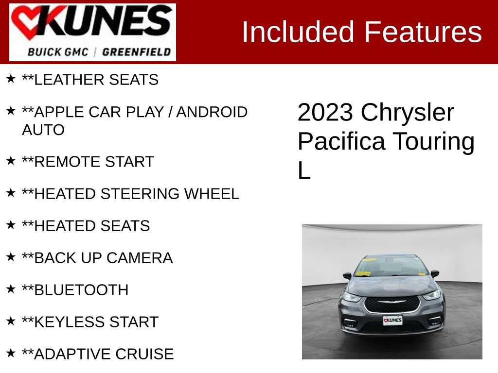 Used 2023 Chrysler Pacifica Touring-L FWD image 2