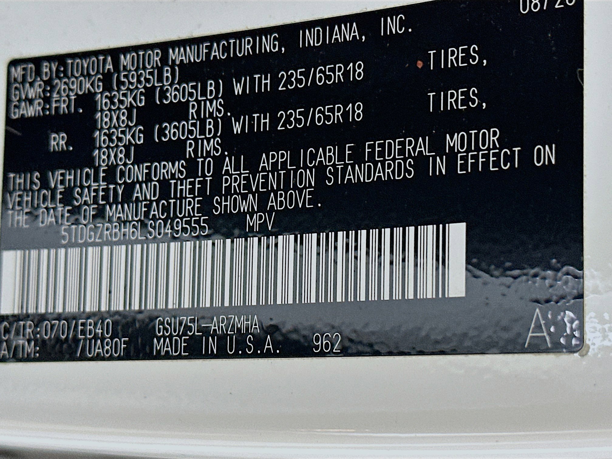 Used 2020 Toyota Highlander XLE image 12