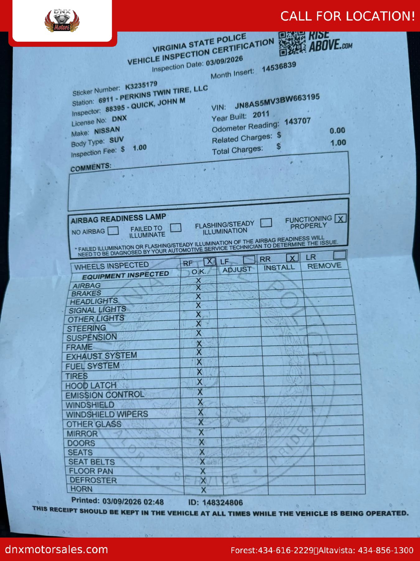 Used 2011 Nissan Rogue S image 36