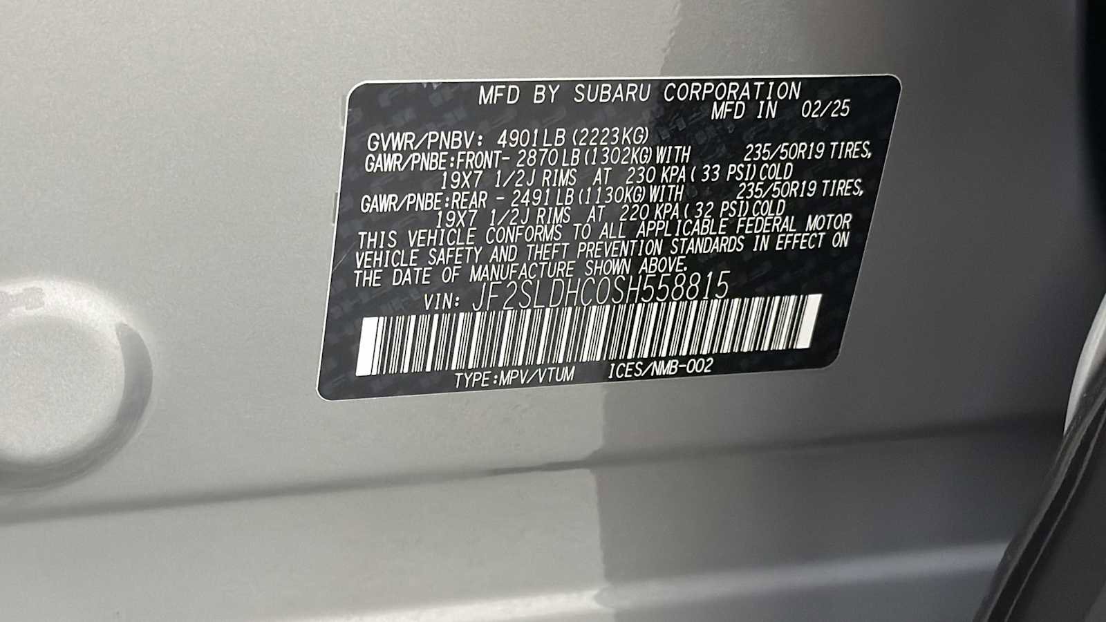 Used 2025 Subaru Forester Sport AWD/4WD image 11