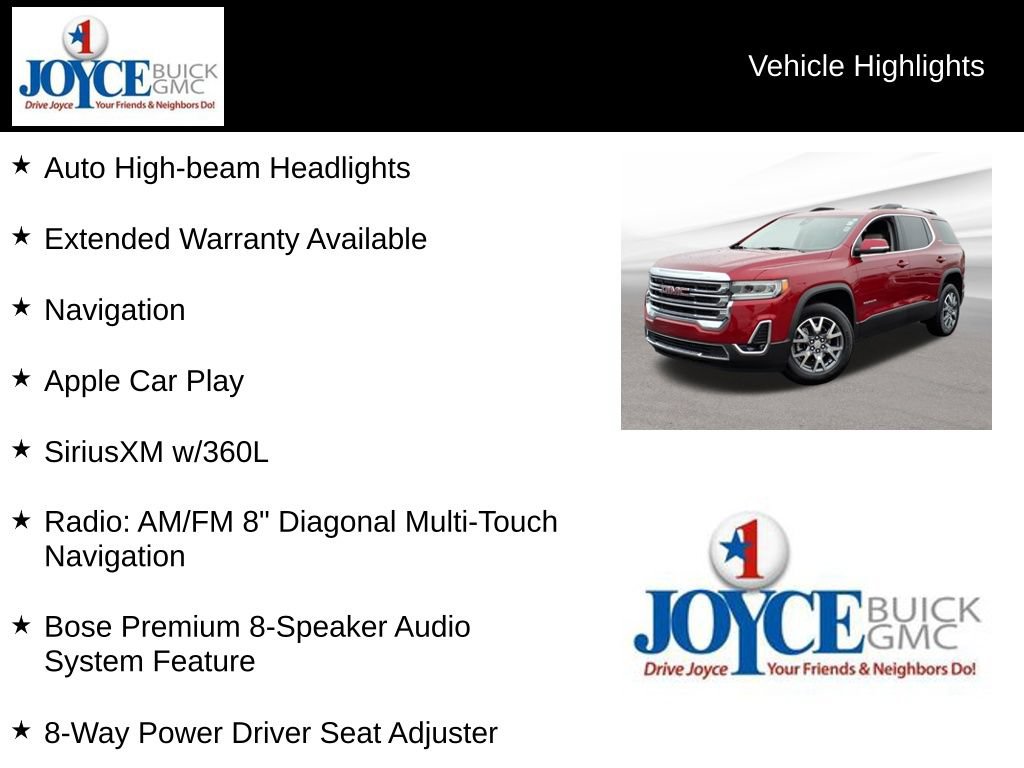 Certified 2023 GMC Acadia SLT w/ Preferred Package FWD image 25