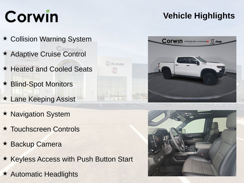 Used 2025 Chevrolet Silverado 1500 ZR2 w/ Technology Package AWD/4WD image 11