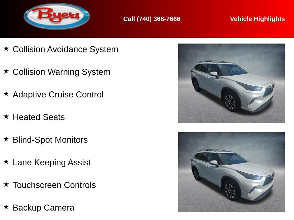Used 2023 Toyota Highlander XLE AWD/4WD image 12