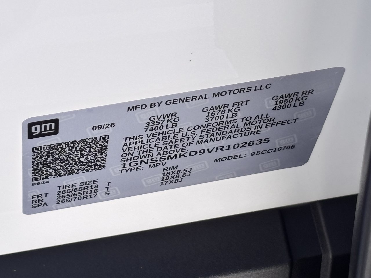 New 2027 Chevrolet Tahoe LS RWD image 20