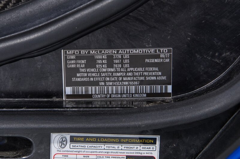 Used 2022 McLaren 765LT RWD image 47