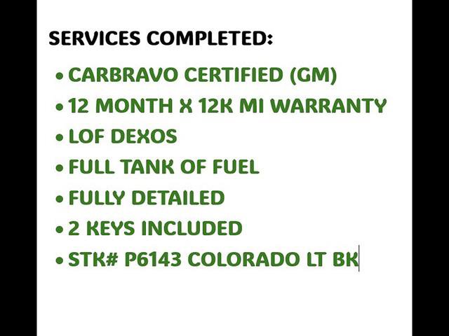 Certified 2024 Chevrolet Colorado LT w/ LT Convenience Package II AWD/4WD image 36