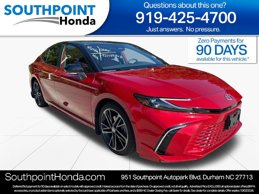 Used 2025 Toyota Camry XSE FWD image 1