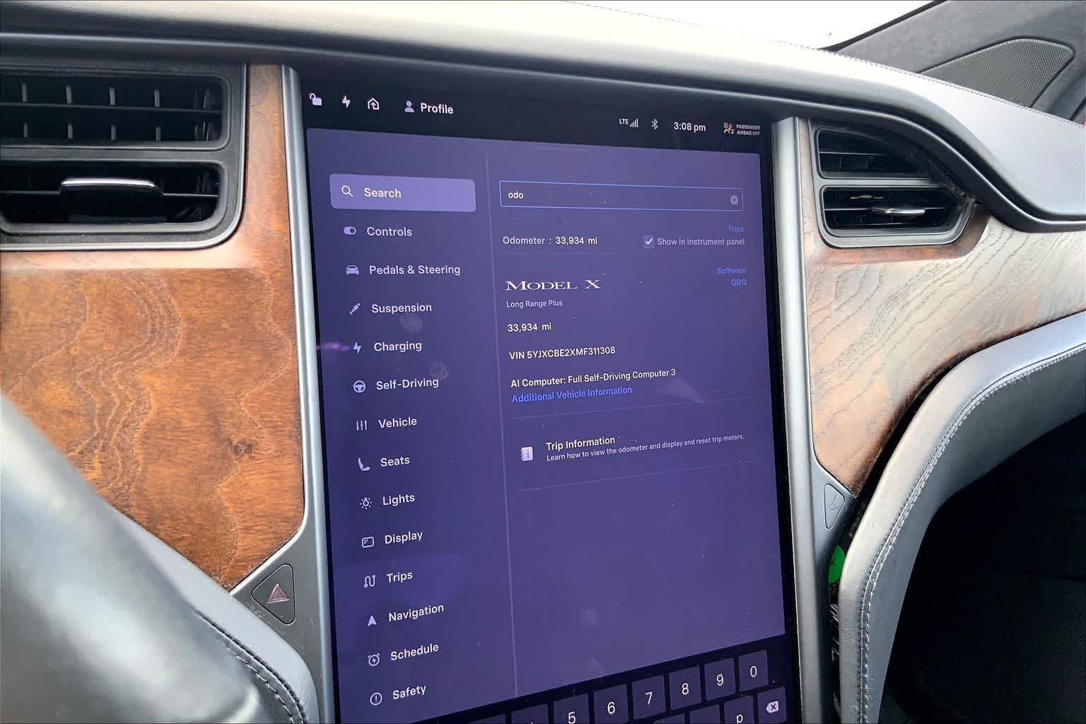 Used 2021 Tesla Model X Long Range AWD/4WD image 17