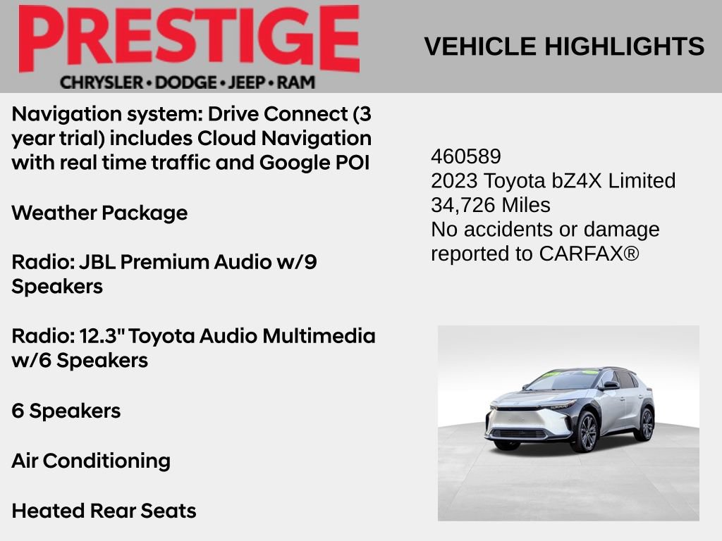 Used 2023 Toyota bZ4X FWD w/ Weather Package video 2