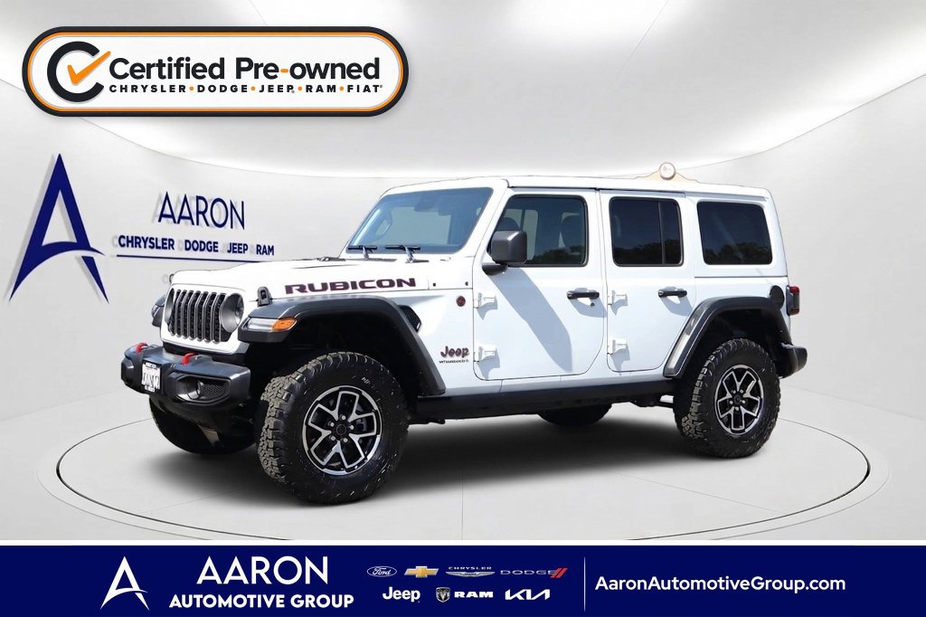 Certified 2025 Jeep Wrangler Unlimited Rubicon AWD/4WD image 1