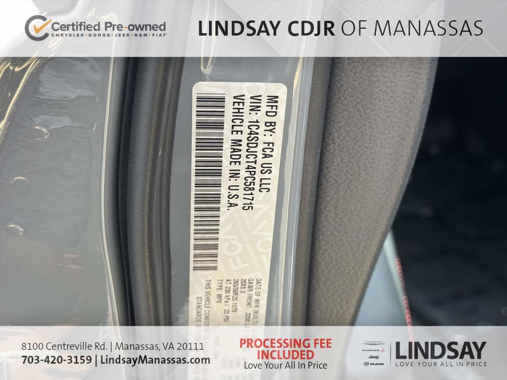 Certified 2023 Dodge Durango R/T AWD/4WD image 34