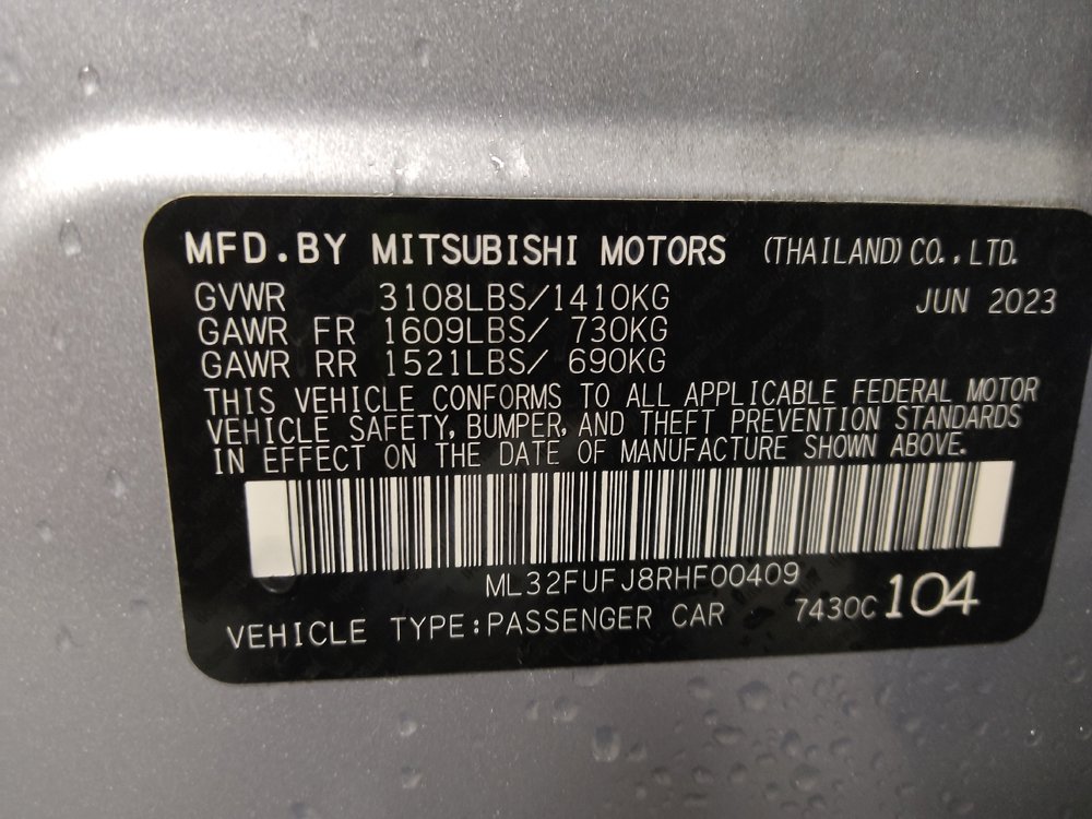 Used 2024 Mitsubishi Mirage G4 ES FWD image 33