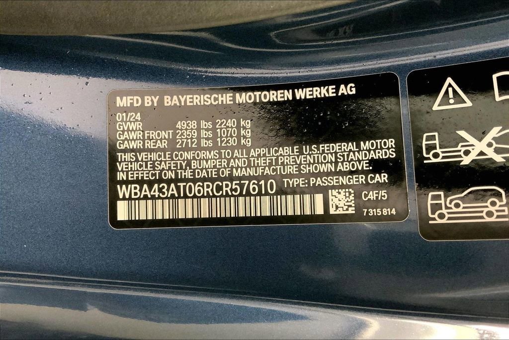 Certified 2024 BMW 430i xDrive 430i xDrive w/ Premium Package image 31