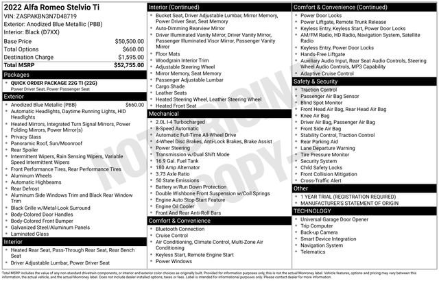 Used 2022 Alfa Romeo Stelvio Ti image 6