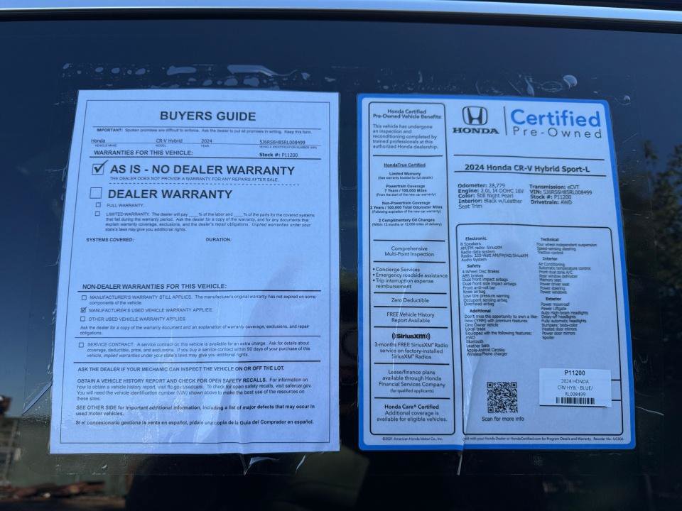 Certified 2024 Honda CR-V Sport-L image 37