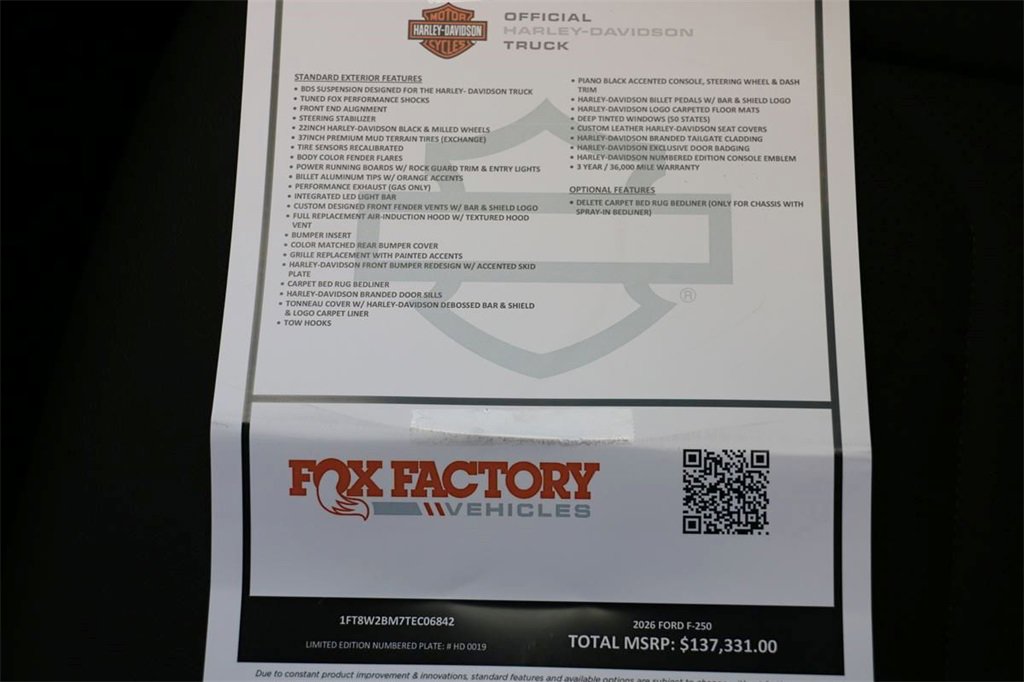 New 2026 Ford F250 Lariat w/ Black Appearance Package image 34