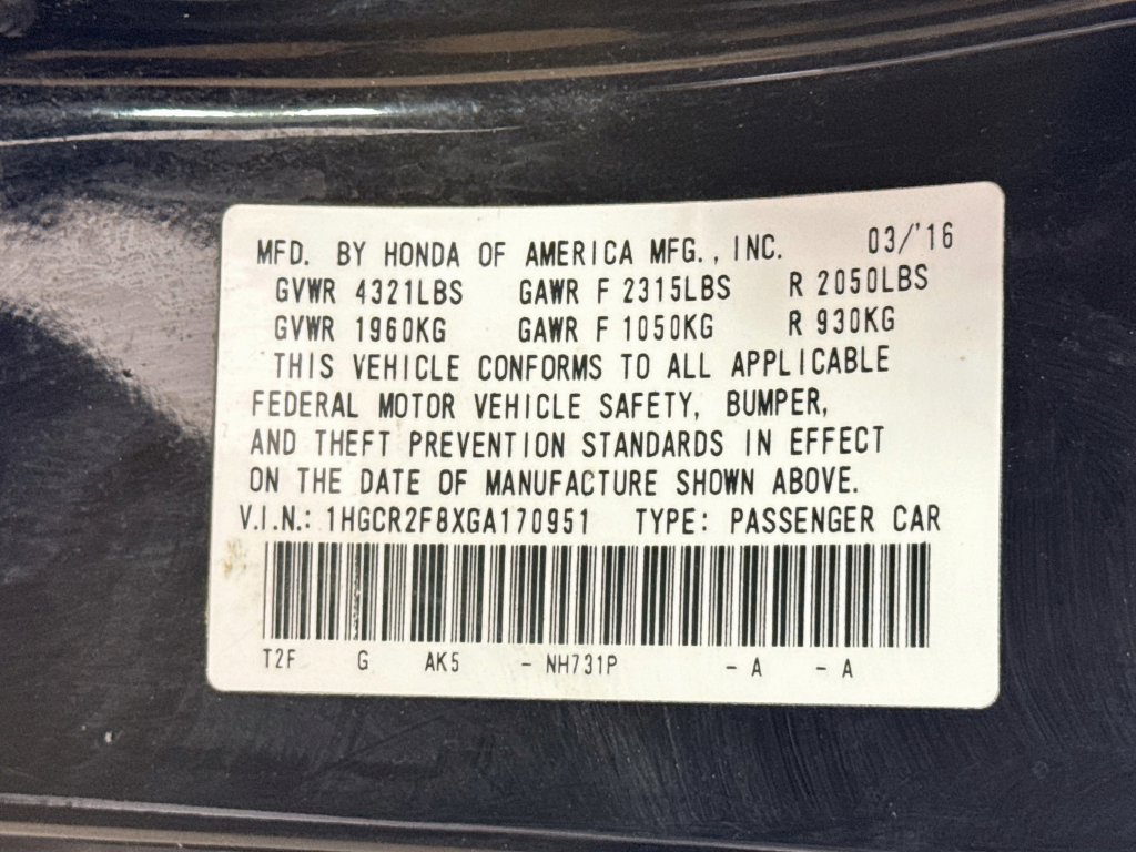 Used 2016 Honda Accord EX-L image 41