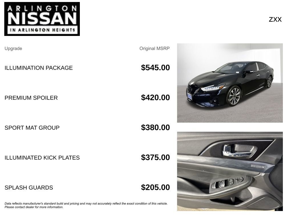 Used 2019 Nissan Maxima Platinum w/ Illumination Package image 4