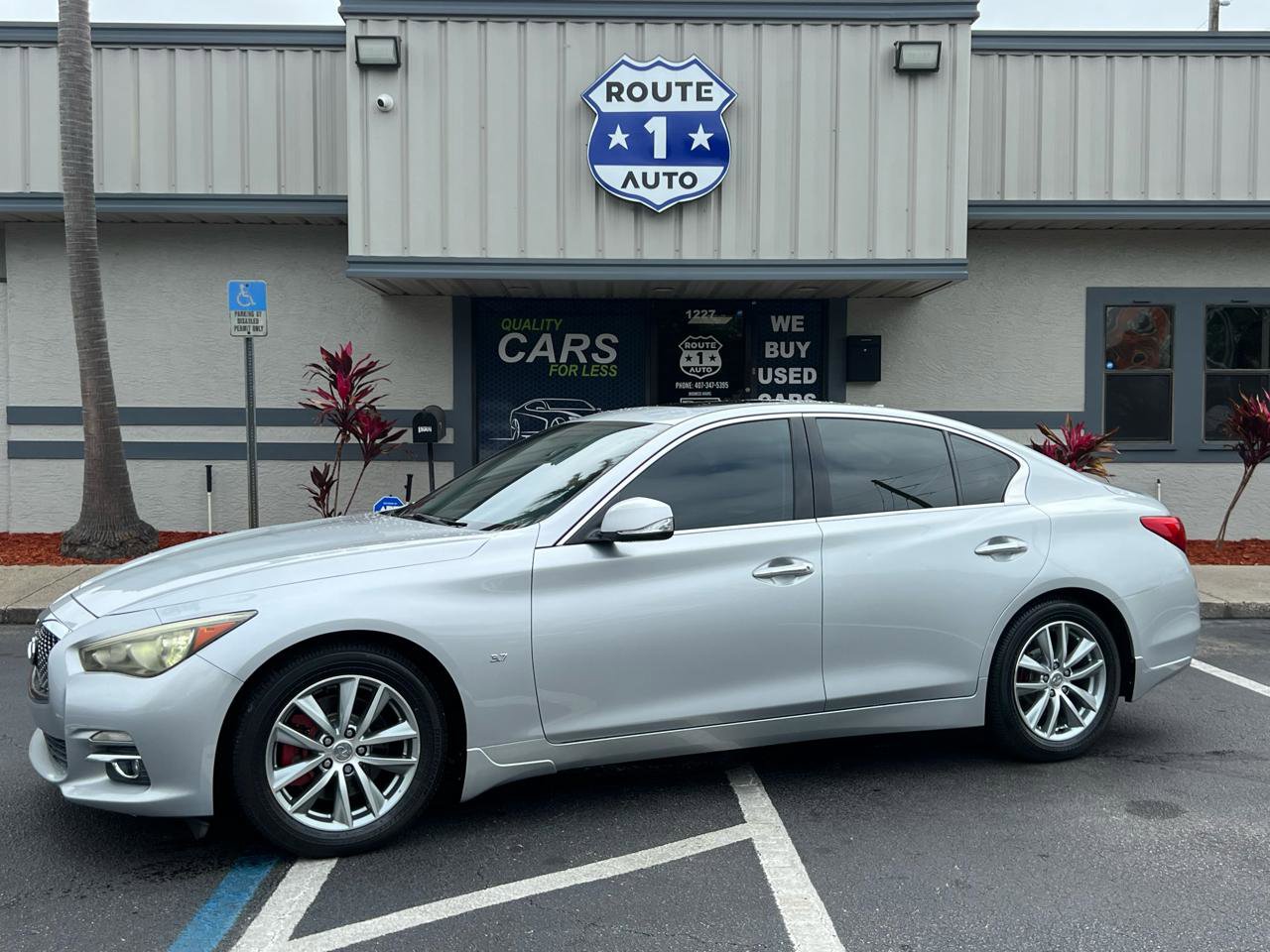 Used 2014 INFINITI Q50 Premium w/ Spare Tire Package