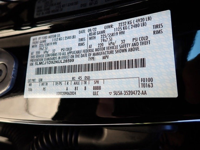 Certified 2022 Lincoln Corsair AWD w/ Premium Package image 23