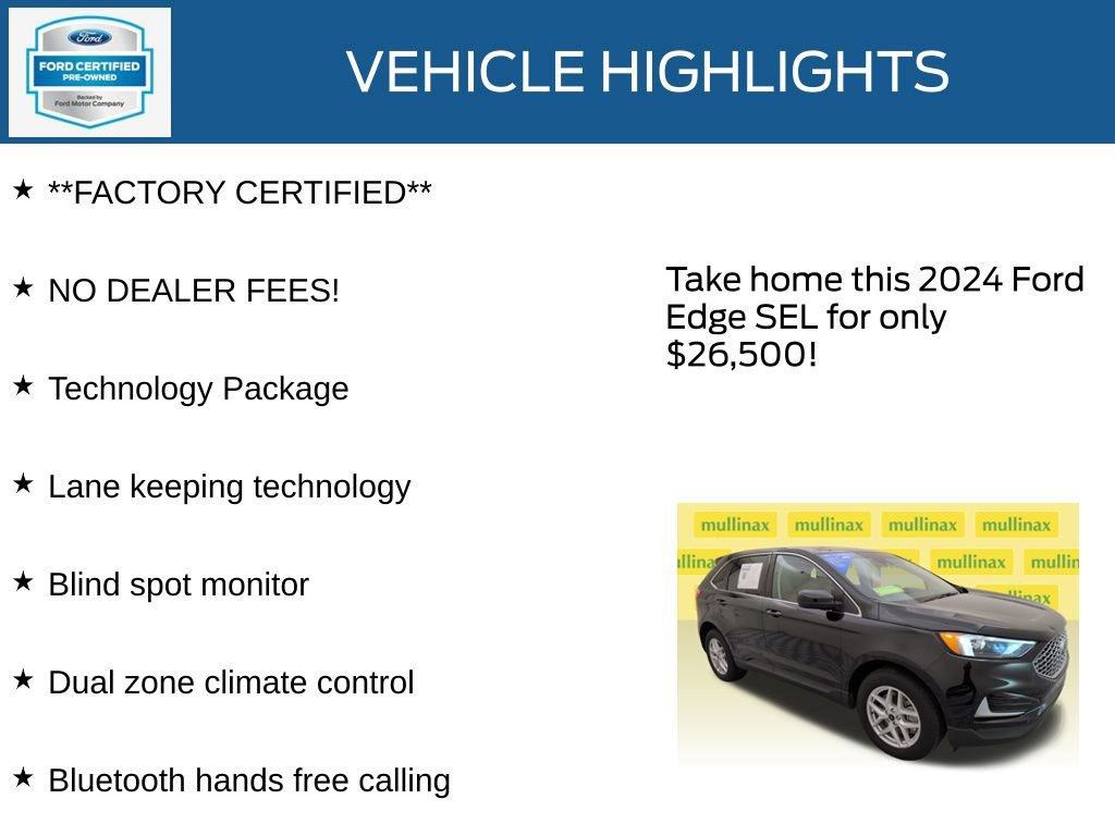 Used 2024 Ford Edge SEL image 12