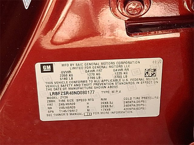 Certified 2022 Buick Envision Avenir w/ Technology Package II image 28