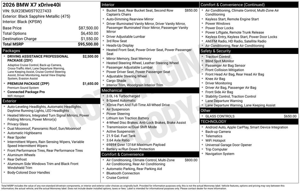 Used 2026 BMW X7 xDrive40i image 23