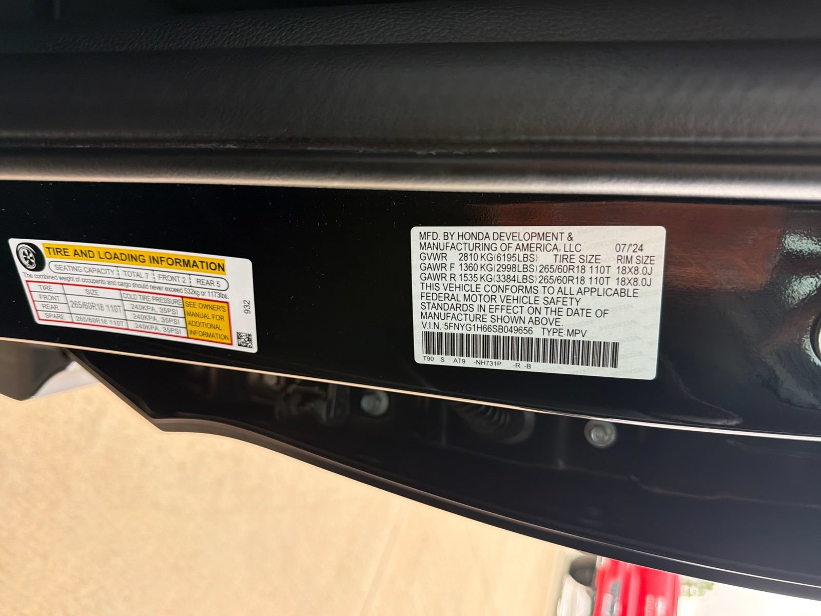 Used 2025 Honda Pilot TrailSport image 31