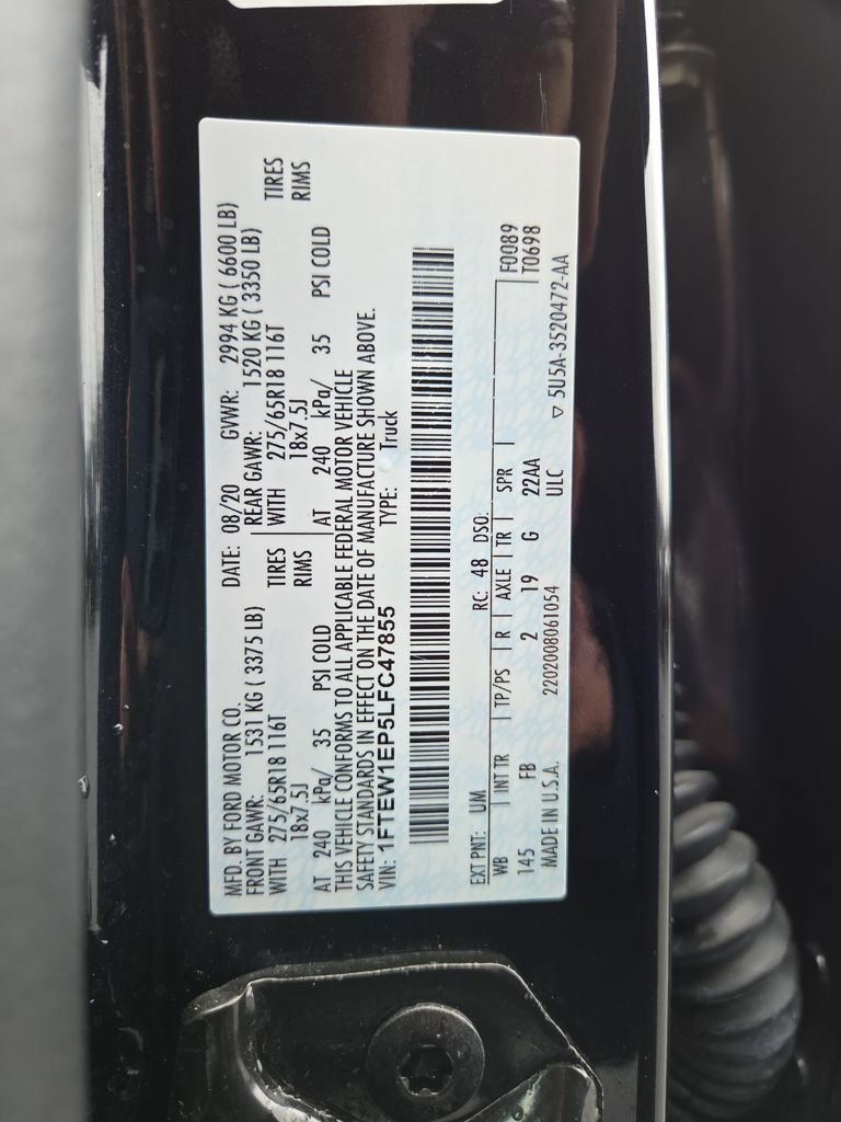 Used 2020 Ford F150 XLT w/ Equipment Group 302A Luxury image 30