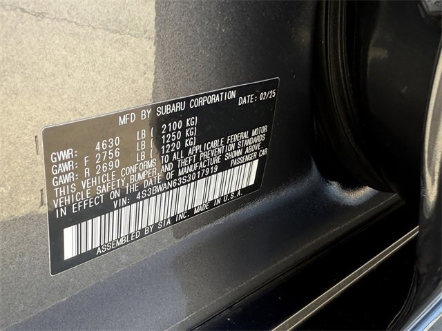 Certified 2025 Subaru Legacy Limited w/ Popular Package #2 image 29