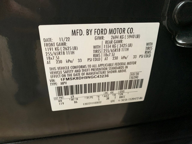 Used 2022 Ford Explorer XLT w/ Class IV Trailer Tow Package image 33