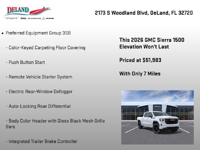 New 2026 GMC Sierra 1500 Elevation w/ Preferred Package AWD/4WD image 15