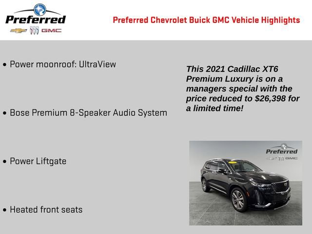 Used 2021 Cadillac XT6 Premium Luxury AWD/4WD image 2
